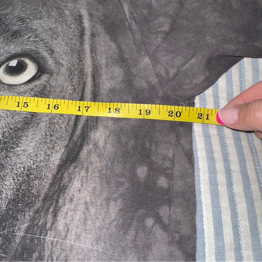 The Mountain Dog Face T-Shirt Weimaraner Big Print Medium Gray 2013‎ Vincent Hie - Picture 3 of 7